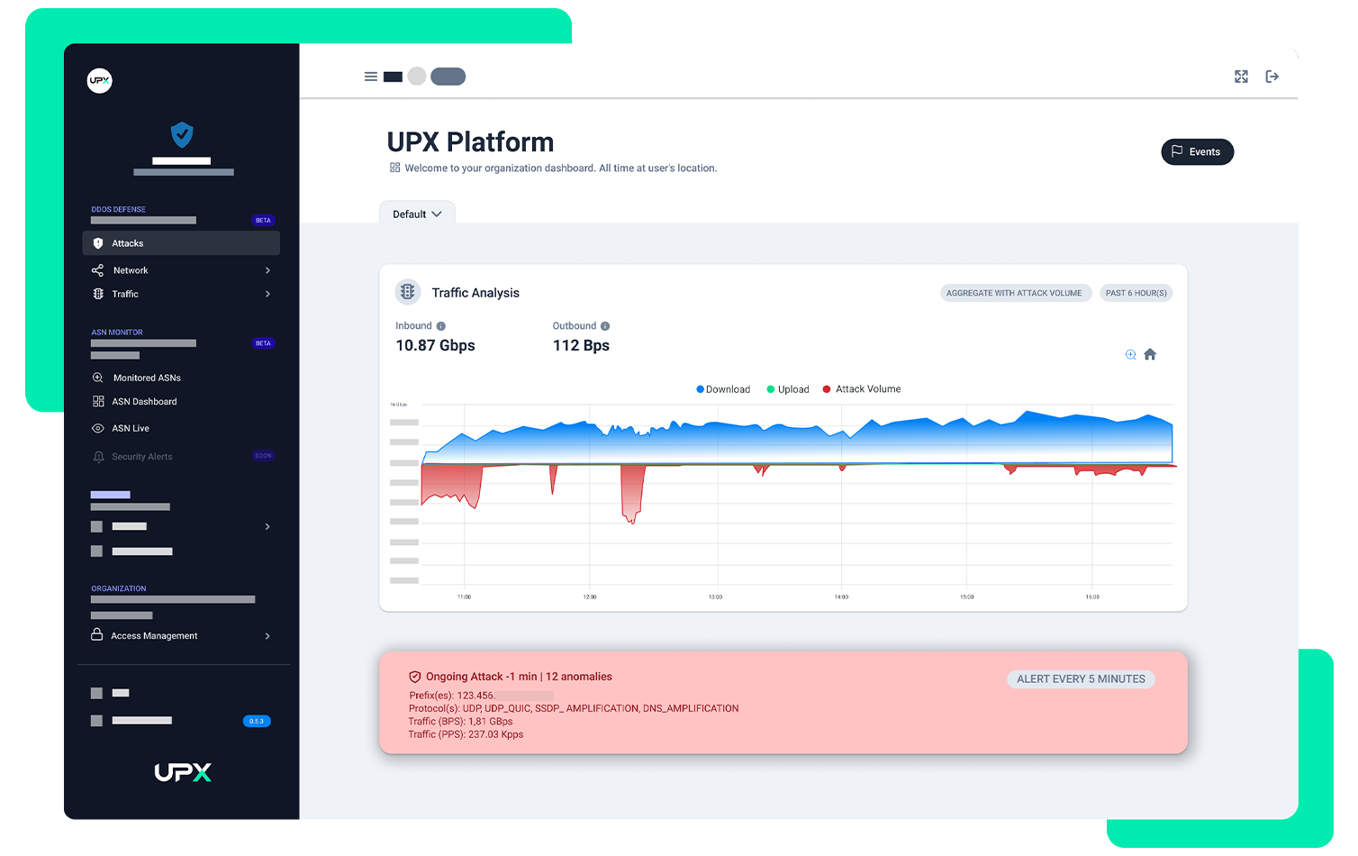 UPX Platform Dashboard